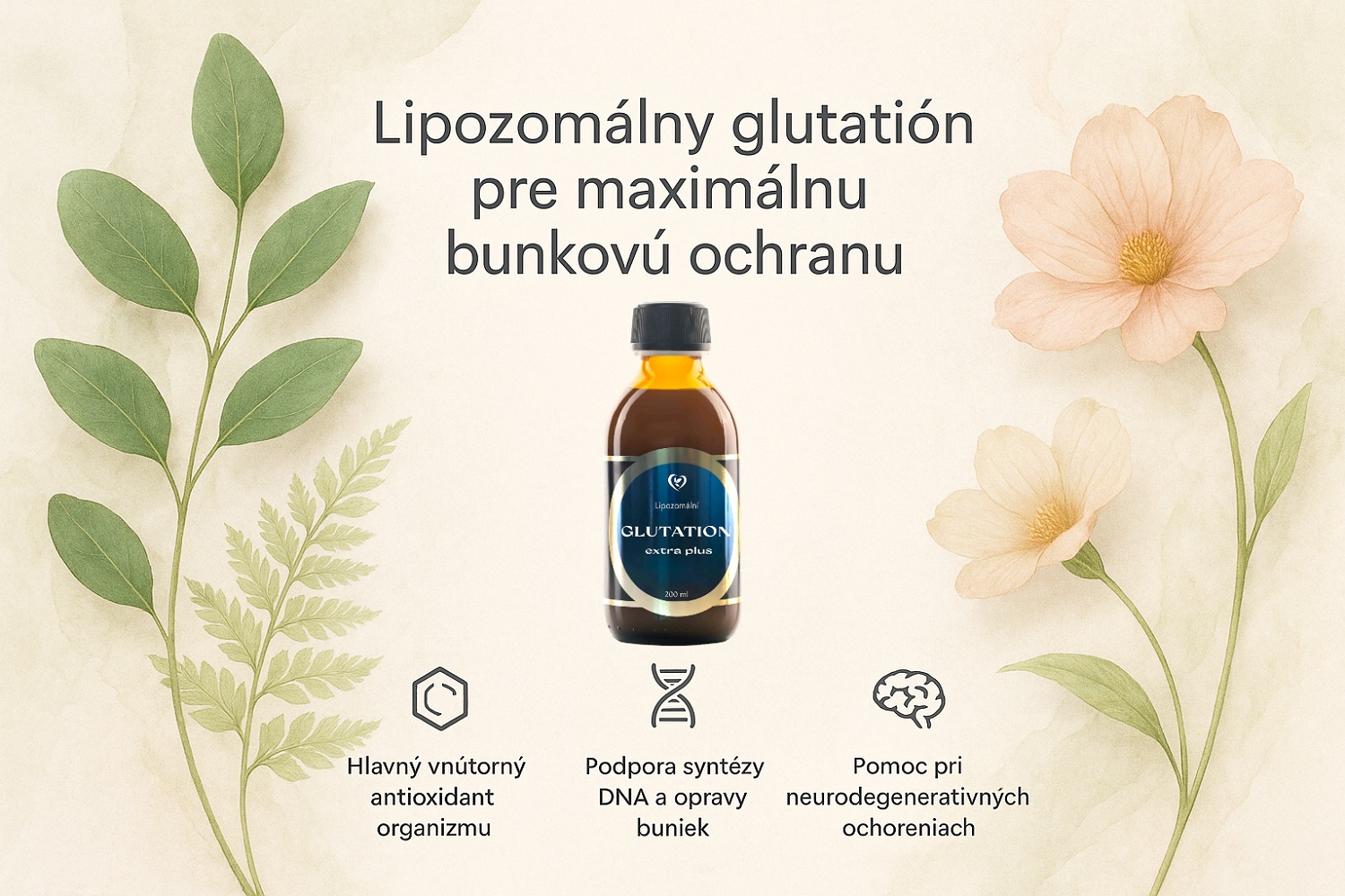 Zdravy svet lipozomalny-glutation popis